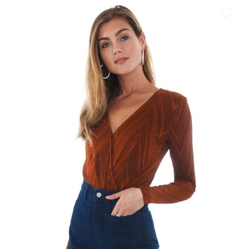 MINKPINK Wrap Front Bodysuit - 80% Off